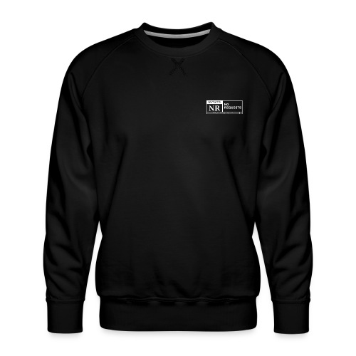 Get Down No Requests - White Logo - Men's Premium Sweatshirt