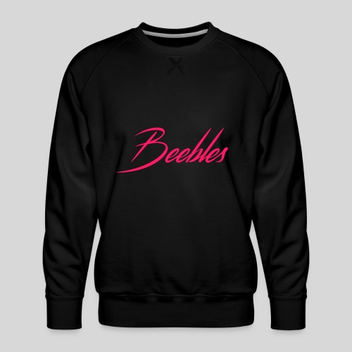 Pink Beebles Logo - Men's Premium Sweatshirt