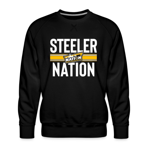 SteelerNation.com - Stripe - Men's Premium Sweatshirt
