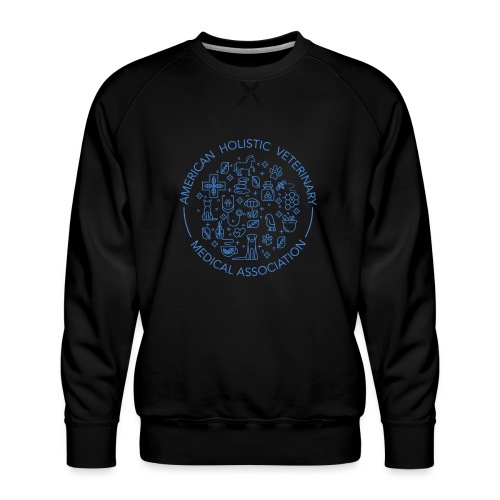 AHVMA SwagLogo rev01a Blue - Men's Premium Sweatshirt