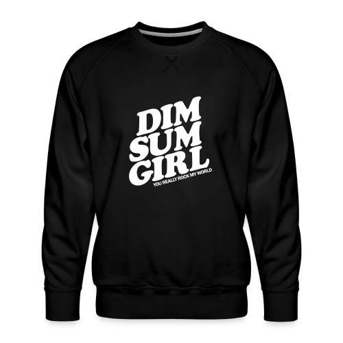 Dim Sum Girl white - Men's Premium Sweatshirt