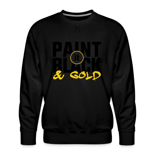 Black And Gold Women's T-Shirts - Men's Premium Sweatshirt