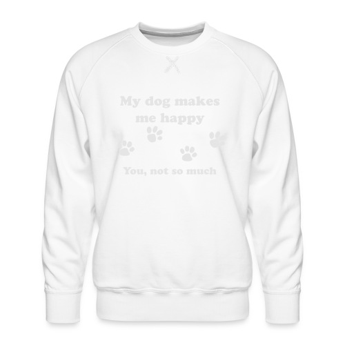 dog_happy - Men's Premium Sweatshirt