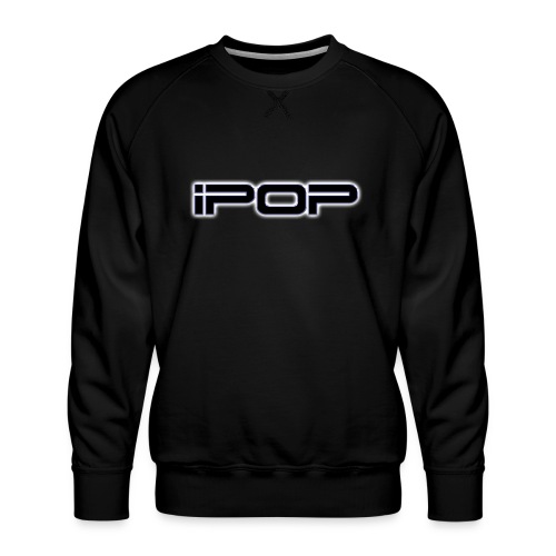 iPop Black Logo - Men's Premium Sweatshirt