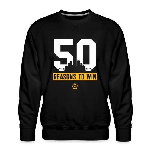 50reasons_final.png - Men's Premium Sweatshirt