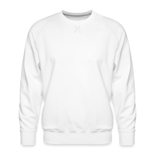 Work Harder distressed logo - Men's Premium Sweatshirt