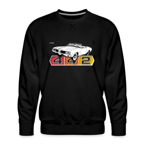 Oldsmobile 442 convertible - Men's Premium Sweatshirt