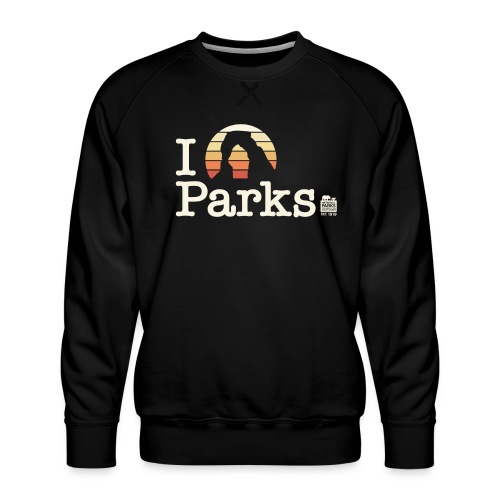 I Heart Parks - Men's Premium Sweatshirt