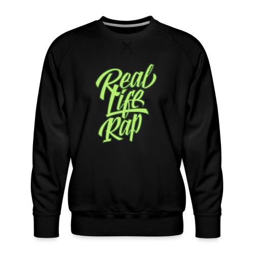 realliferap1_twocolor_rev - Men's Premium Sweatshirt
