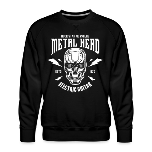 rock music heavy metal - Men's Premium Sweatshirt