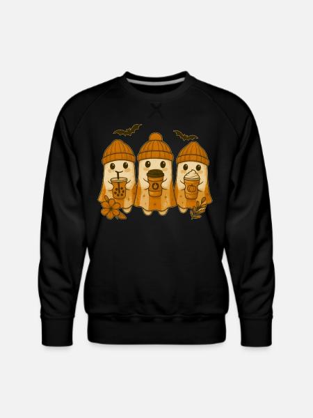 ghosts ghost - Men's Premium Sweatshirt - black