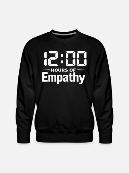12 Hours of Empathy Aide - Men's Premium Sweatshirt - black
