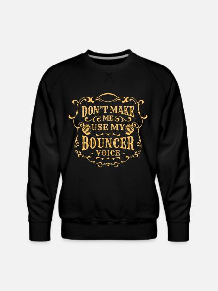 Bouncer Door Big - Men's Premium Sweatshirt - black