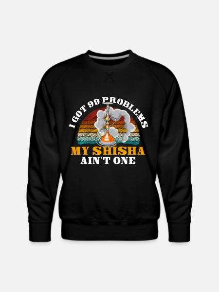 Shisha Smoking - Men's Premium Sweatshirt - black