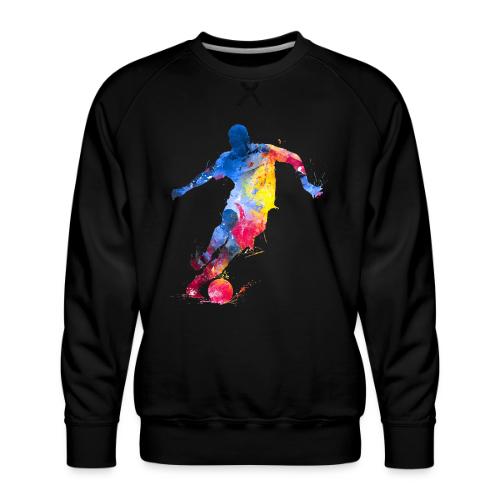 Soccer: Splash Kick - Men's Premium Sweatshirt