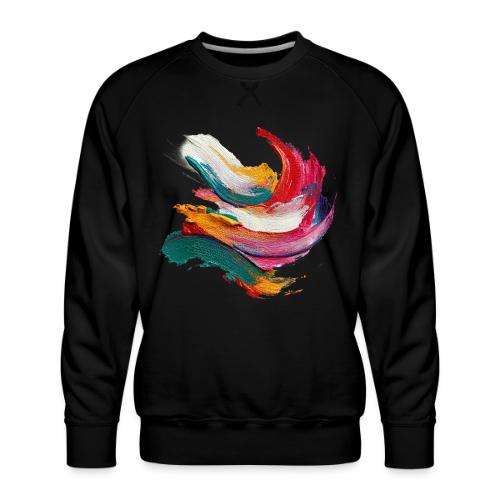 Colorful brushstrokes - Men's Premium Sweatshirt