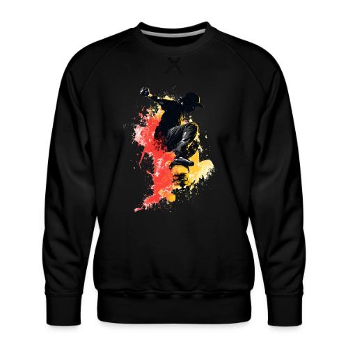 Skateboarding: Splash of Motion - Men's Premium Sweatshirt