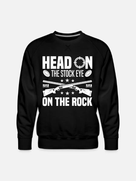 Trap shooting - Men's Premium Sweatshirt - black