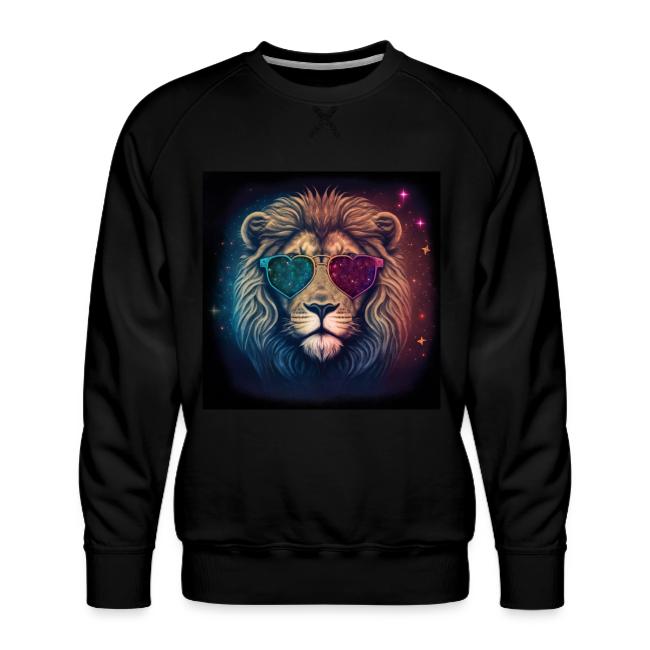 Jesus Lion of Judah wearing love glasses