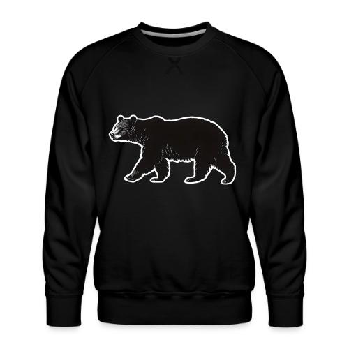Midnight Black Bear - Men's Premium Sweatshirt