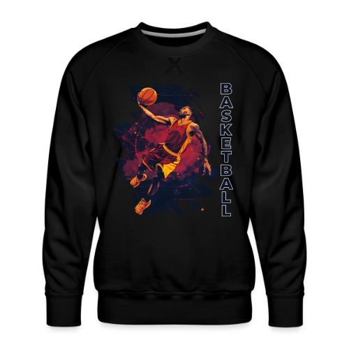 Basketball Charge - Men's Premium Sweatshirt