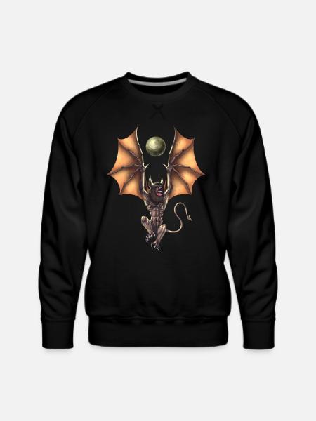Cryptozoology Creature Ahool - Men's Premium Sweatshirt - black