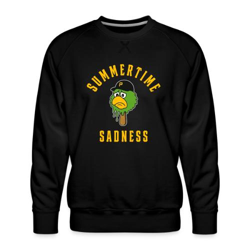 Summertime Sadness (Front Only, Full, on Black) - Men's Premium Sweatshirt