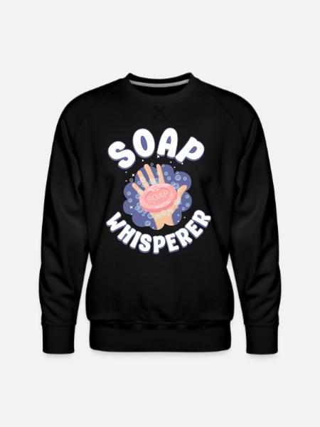 Soap Making Crafting Soap - Men's Premium Sweatshirt - black