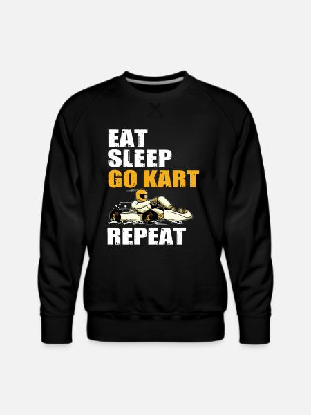 Go Kart - Men's Premium Sweatshirt - black
