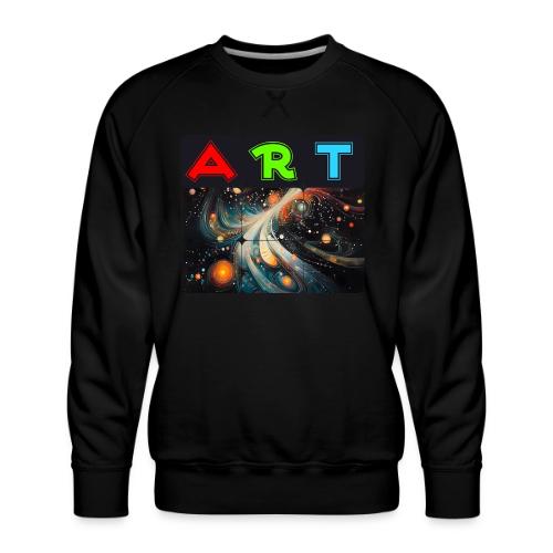 Swirls of Colorful Art - Men's Premium Sweatshirt