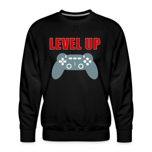 Level Up Gamer Controller Apparel - Men's Premium Sweatshirt