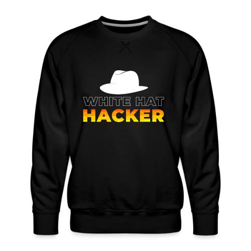 White Hat Hacker - Men's Premium Sweatshirt