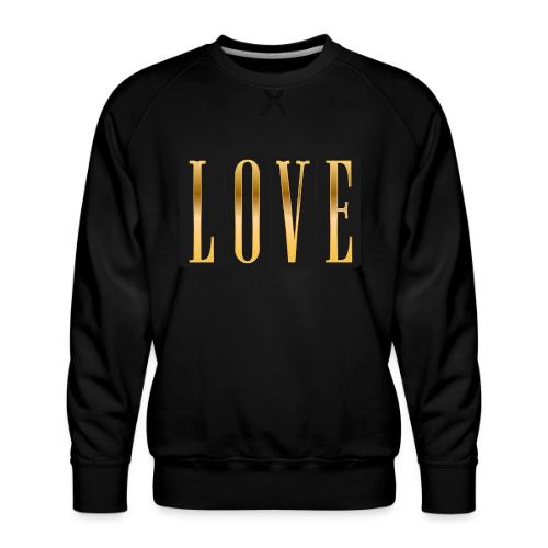 Golden Love - Men's Premium Sweatshirt
