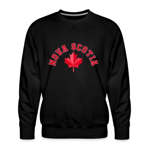 Nova Scotia with maple leaf - Men's Premium Sweatshirt
