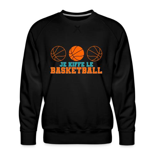 I love basketball - Men's Premium Sweatshirt