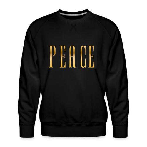 Peace in Gold - Men's Premium Sweatshirt