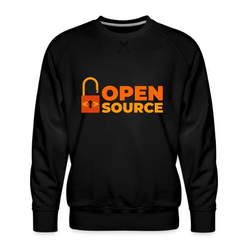 Open Source: Code is Freedom - Men's Premium Sweatshirt