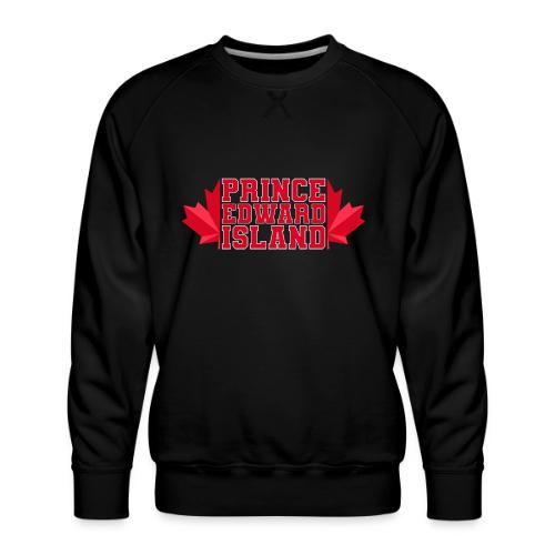 Prince Edward Island with maple leaf - Men's Premium Sweatshirt