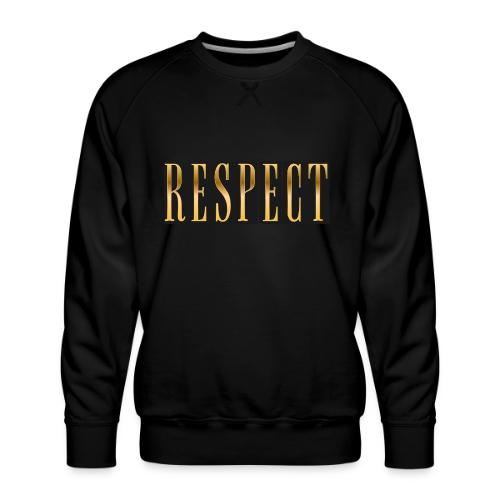 Golden Respect - Men's Premium Sweatshirt