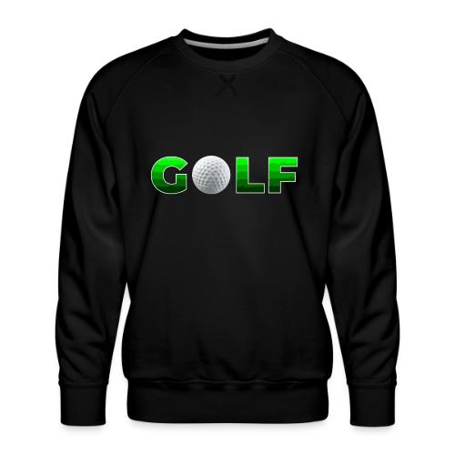 Golf Precision Wordmark - Men's Premium Sweatshirt