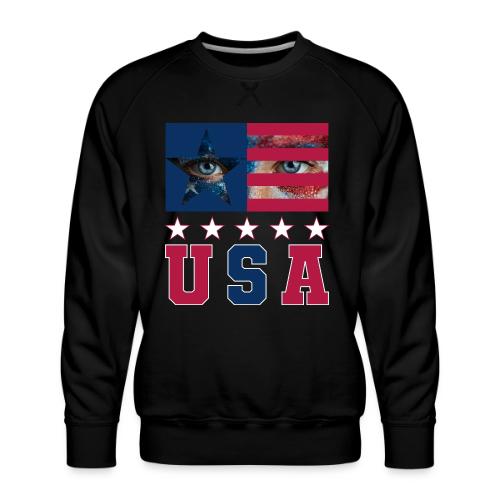 Stars and Vision USA - Men's Premium Sweatshirt