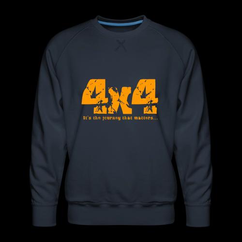 4x4 - it's the journey that matters... - Men's Premium Sweatshirt
