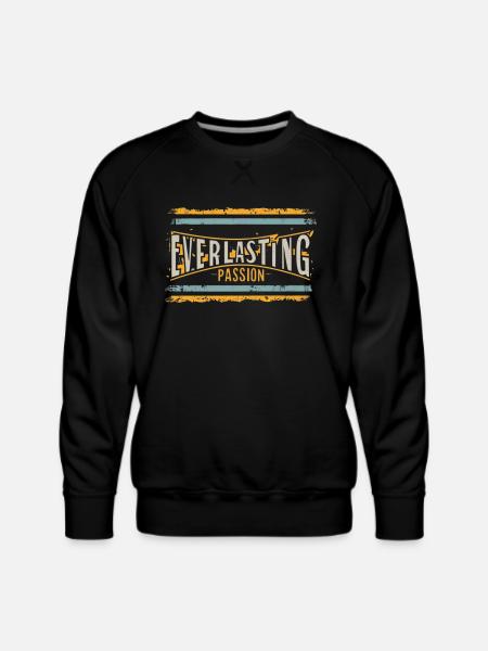 Everlasting Passion - Men's Premium Sweatshirt - black