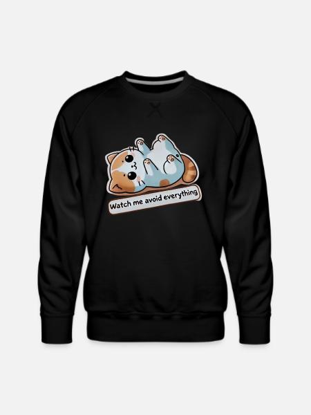 Procrastination Mode: On - Men's Premium Sweatshirt - black
