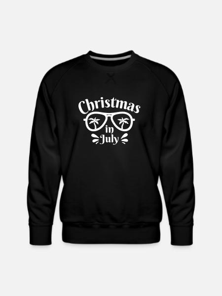 Christmas in July - Men's Premium Sweatshirt - black