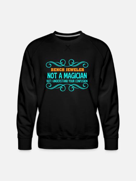 BENCH JEWELER not magican - Men's Premium Sweatshirt - black