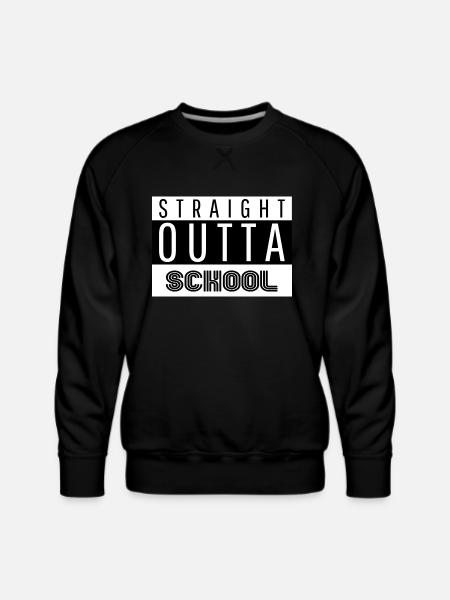 SOS funny - Men's Premium Sweatshirt - black