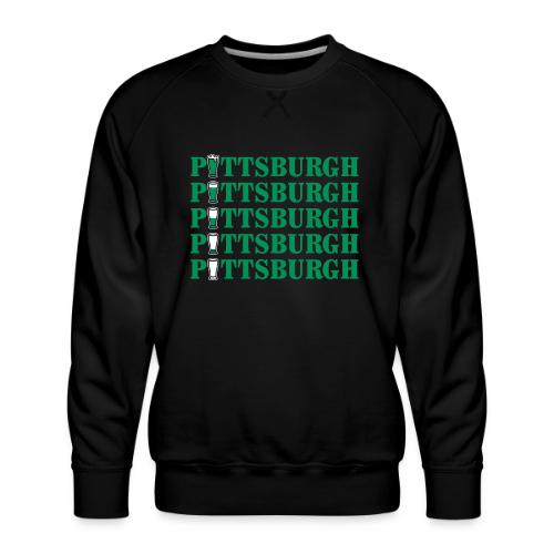 Beer in Pittsburgh - Men's Premium Sweatshirt