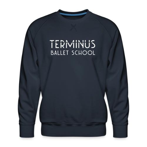 School Logo (white text) - Men's Premium Sweatshirt