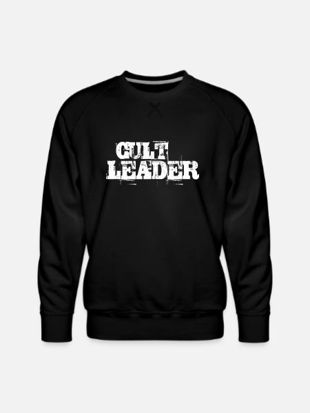 cult leader - Men's Premium Sweatshirt - black